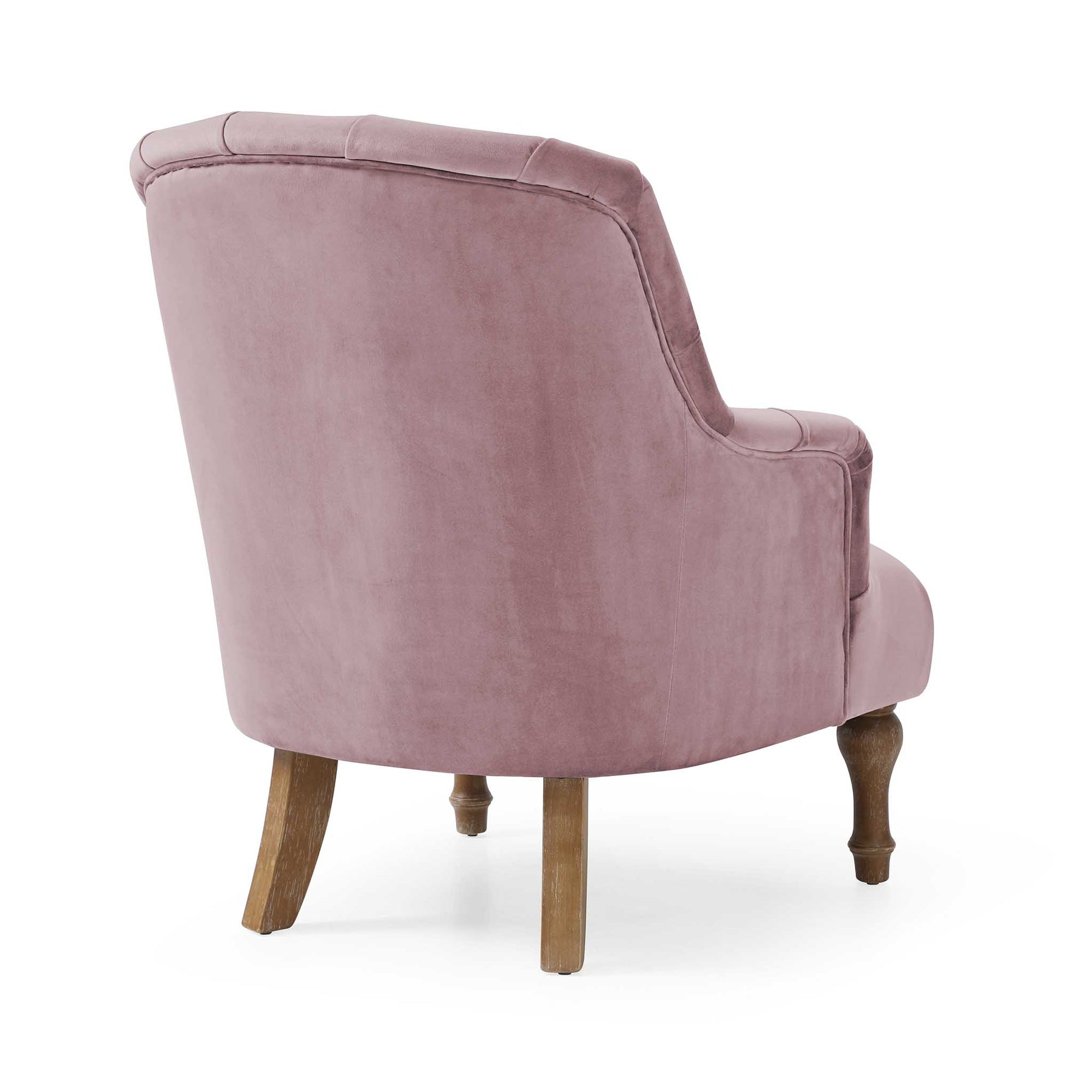 velvet tufted slipper chair