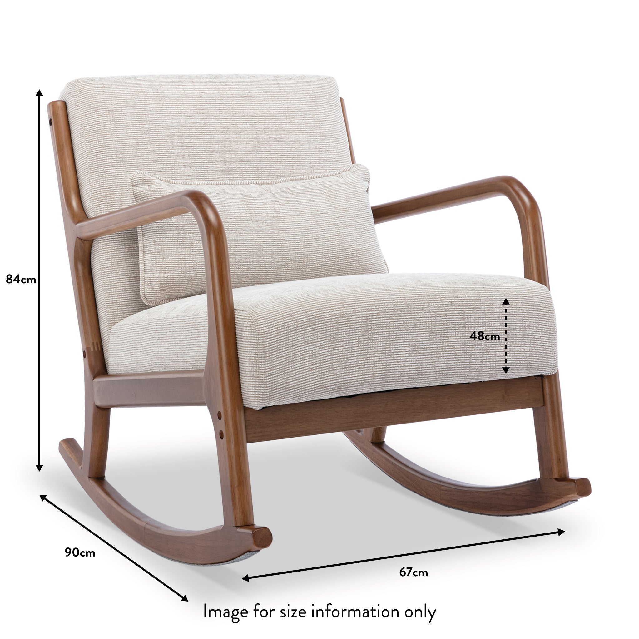 dimensions of rocking chair