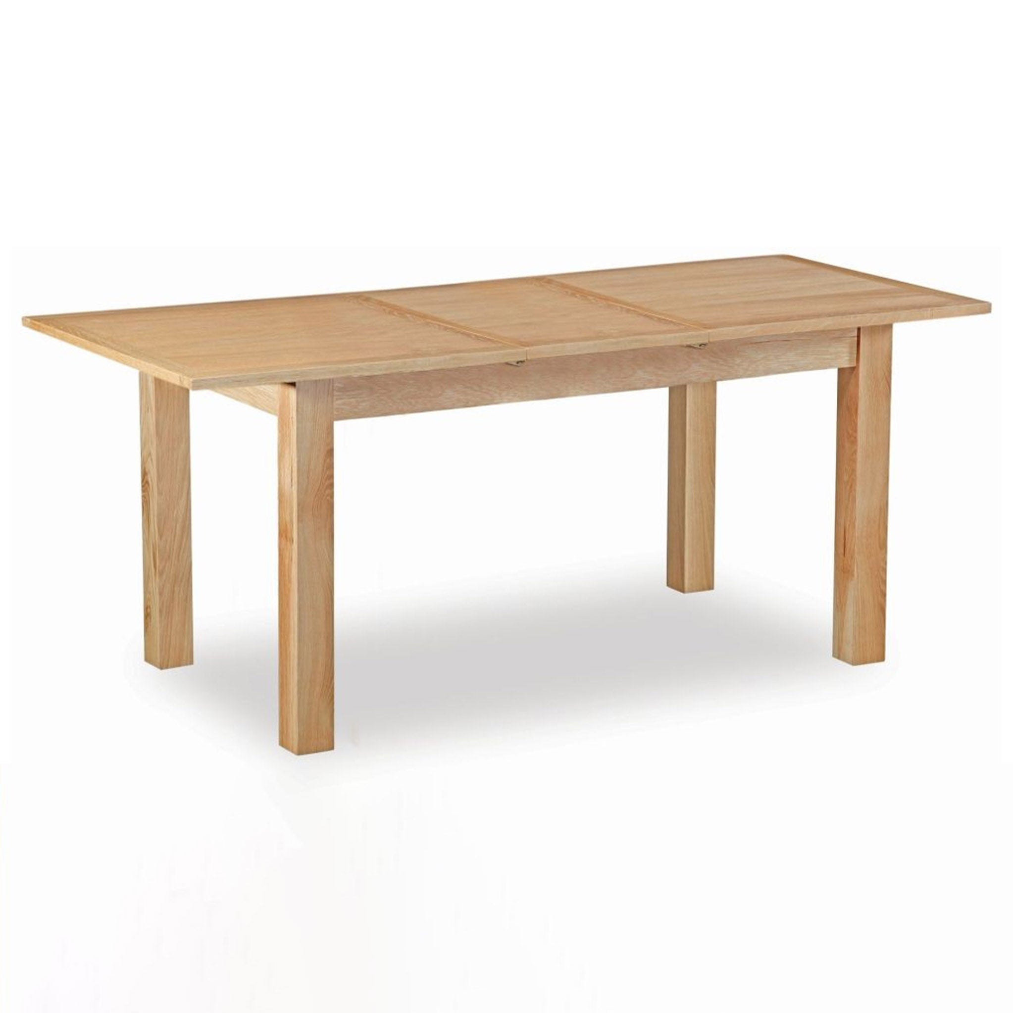 Newlyn Oak Compact Extending Table Solid Wood Roseland