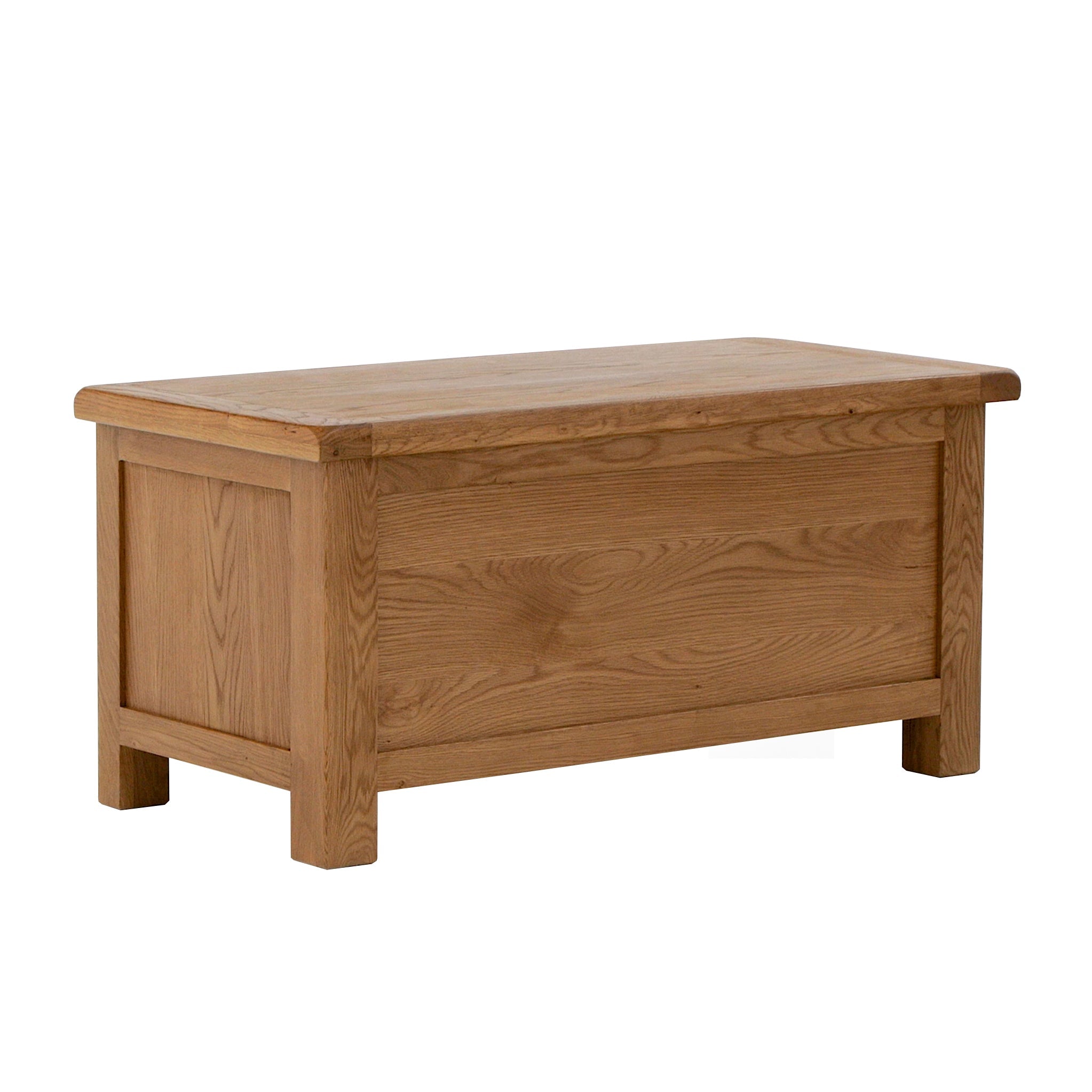 Zelah Oak Blanket Box Trunk Chest Roseland