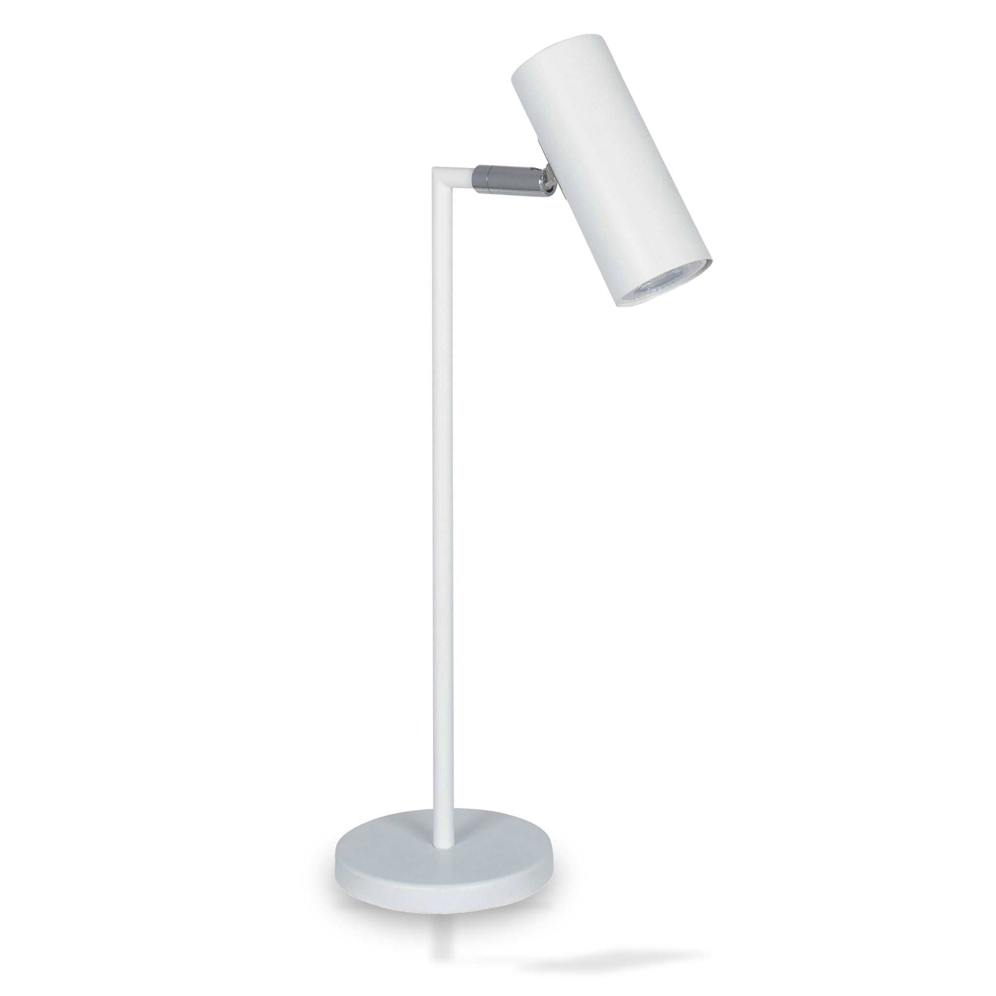 Arris White Ultra Modern Titling Task Table Desk Lamp Roseland