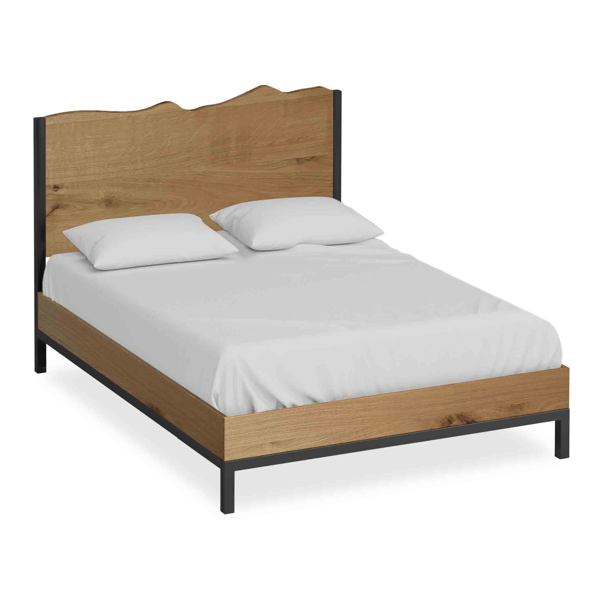 Oak Mill Live Edge 46 Double Bed Frame