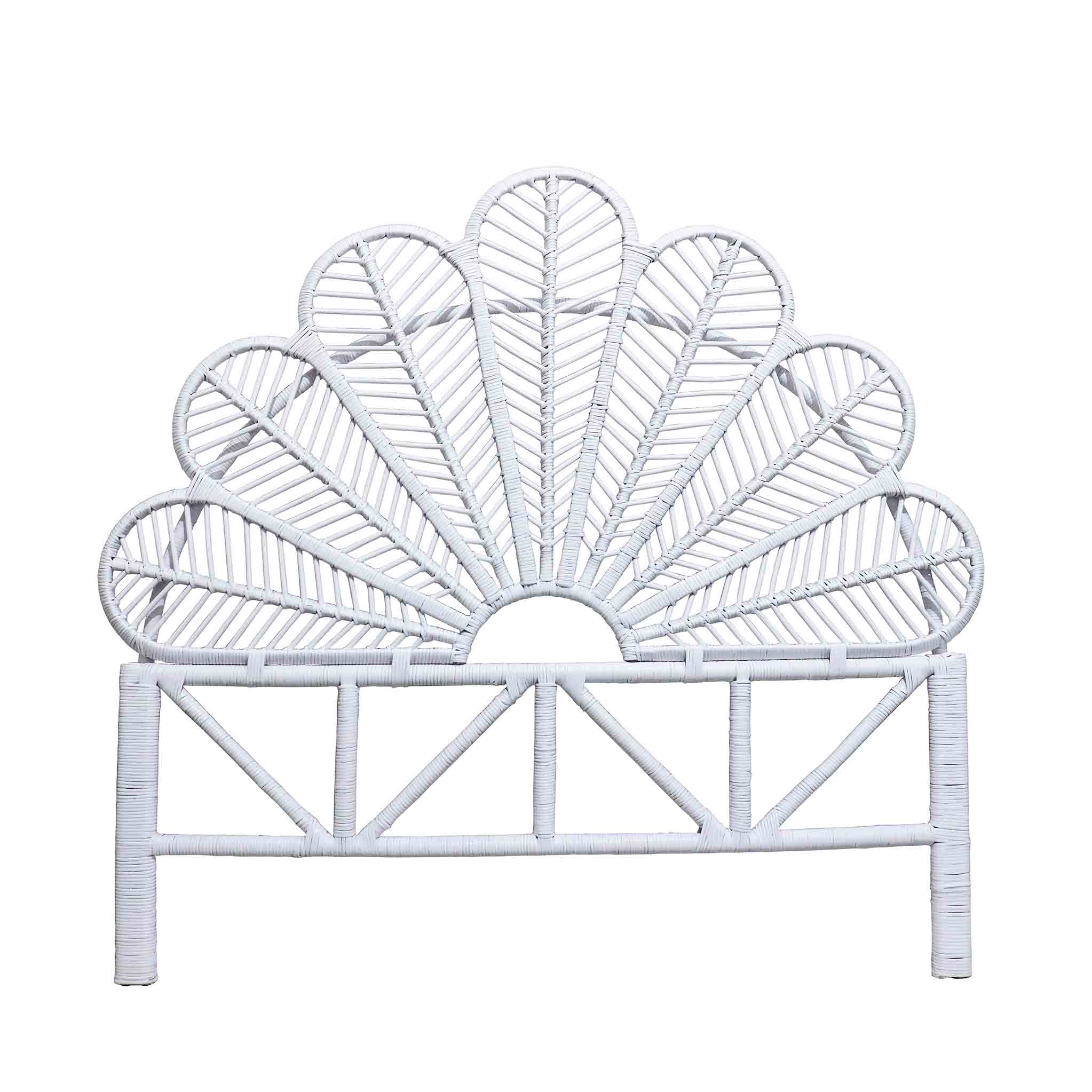 Josie Rattan Petal Headboard Roseland