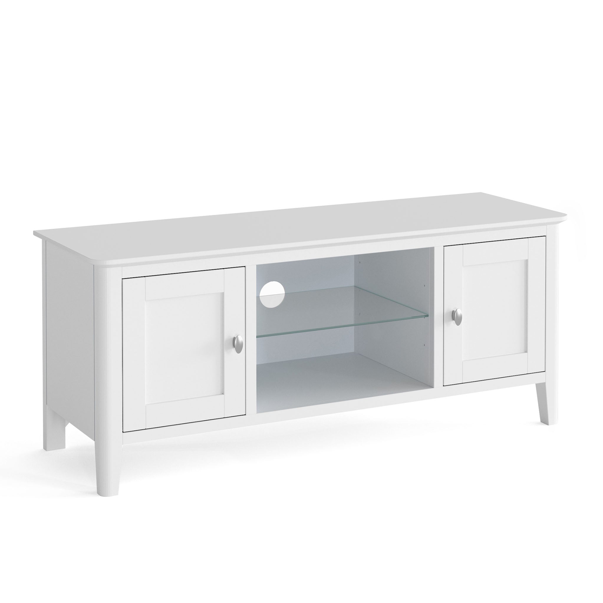 Chester White 120cm Large Tv Stand Roseland