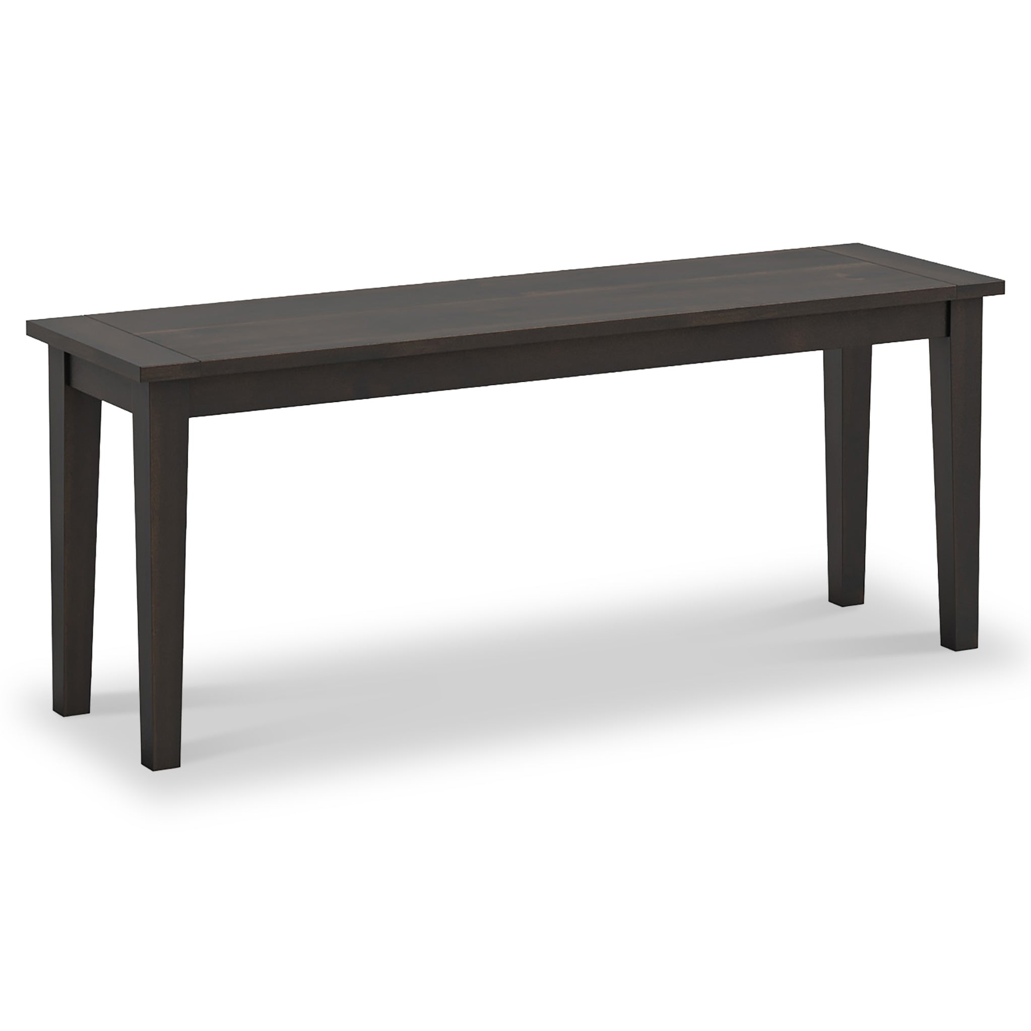 Elise Acacia 90cm Dining Bench In Black Or Grey Roseland