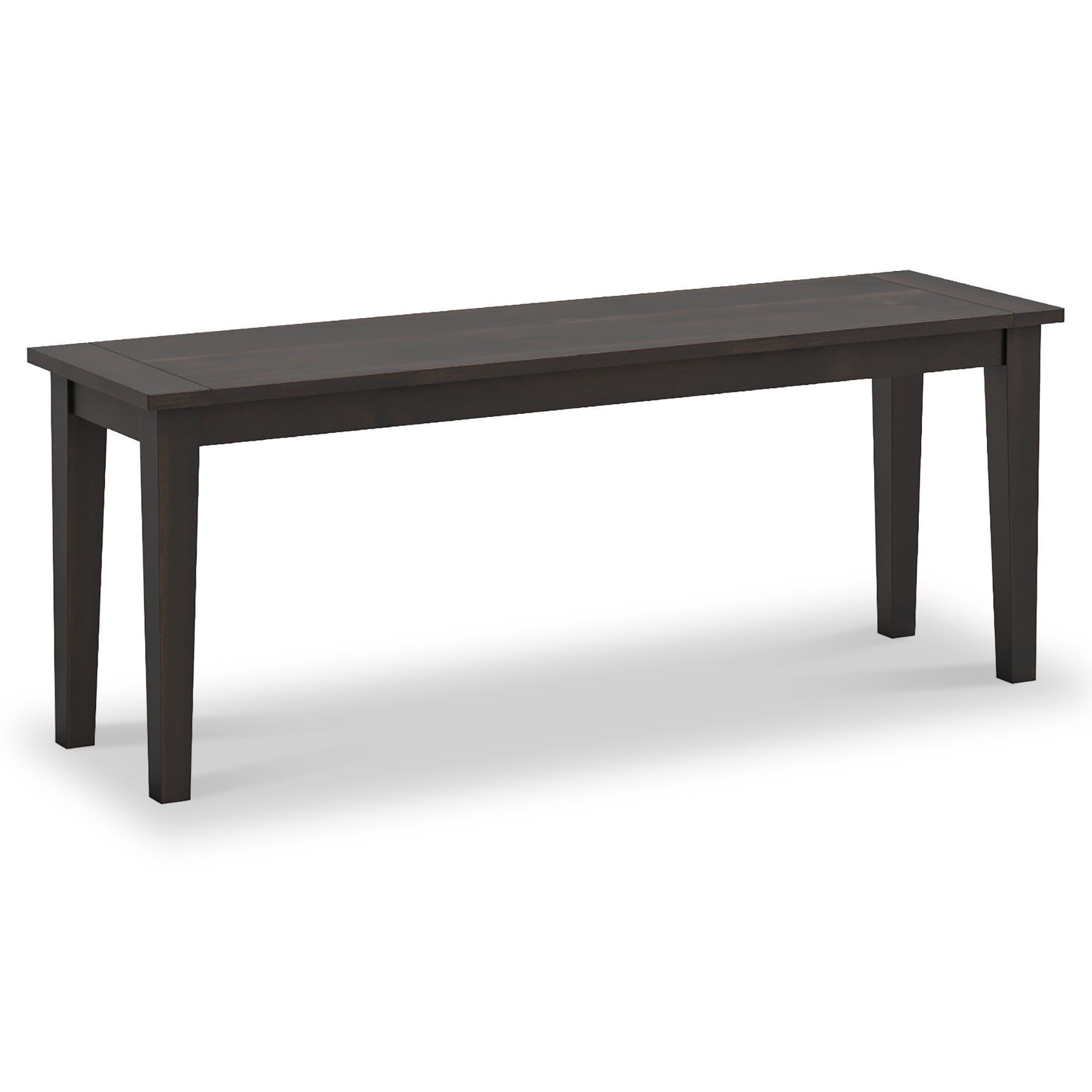 Elise Acacia 120cm Dining Bench In Black Or Grey Roseland