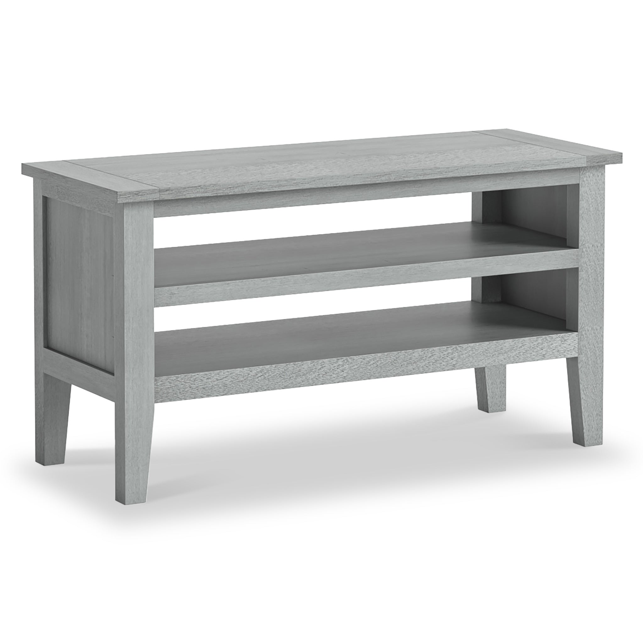 Elise Acacia Wooden Small Tv Unit In Black Of Grey Roseland