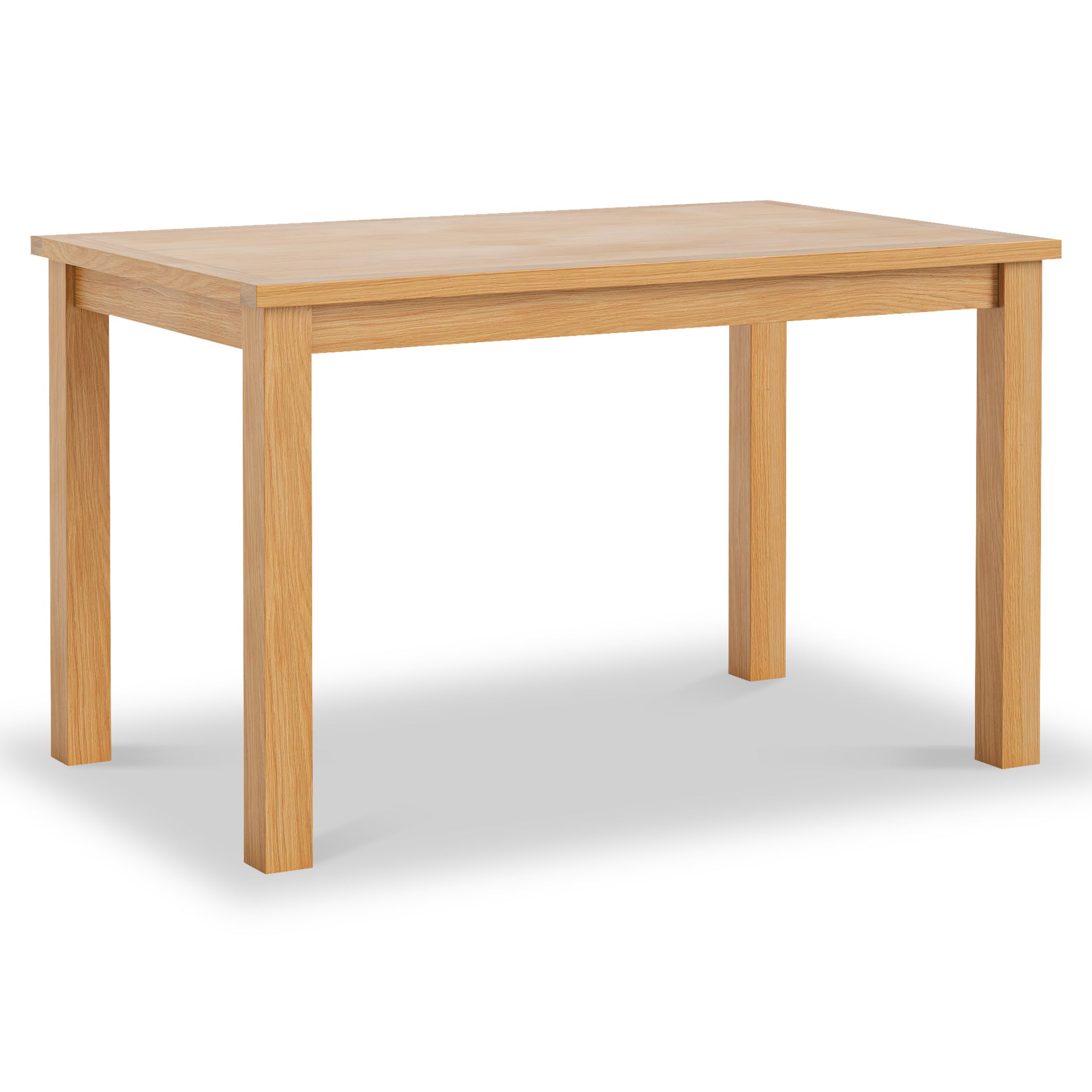 London Oak Contemporary 130cm Fixed Dining Table Roseland
