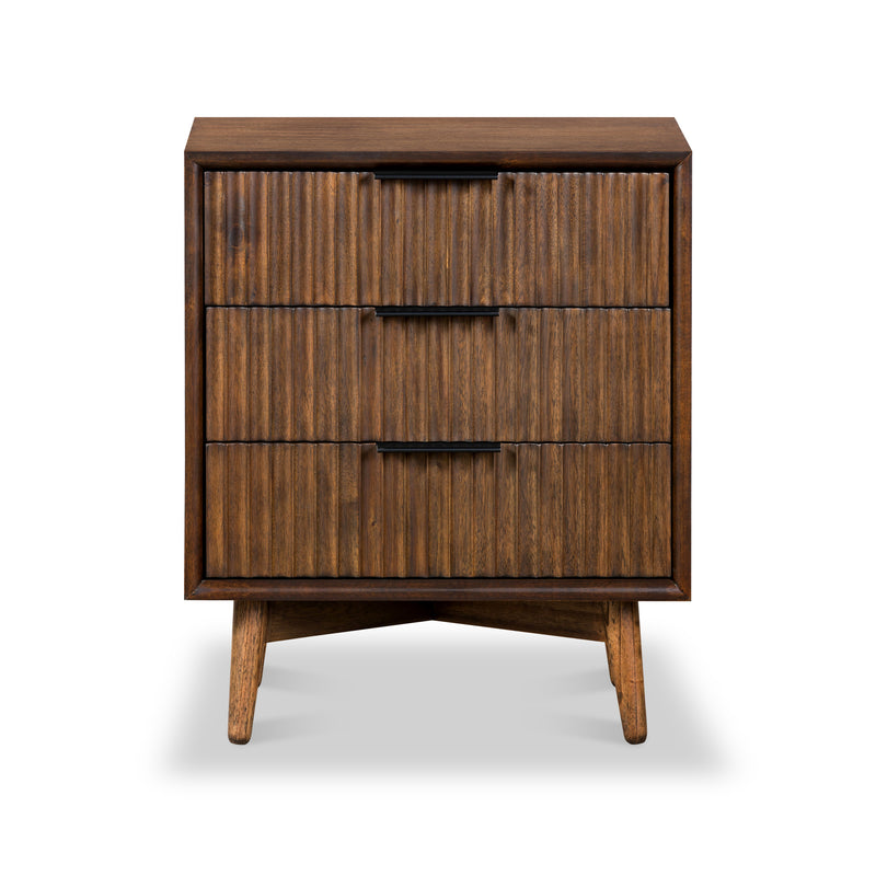 Stain Oskar 190cm Furniture Walnut Roseland Wide Roseland | Grooved TV Unit –