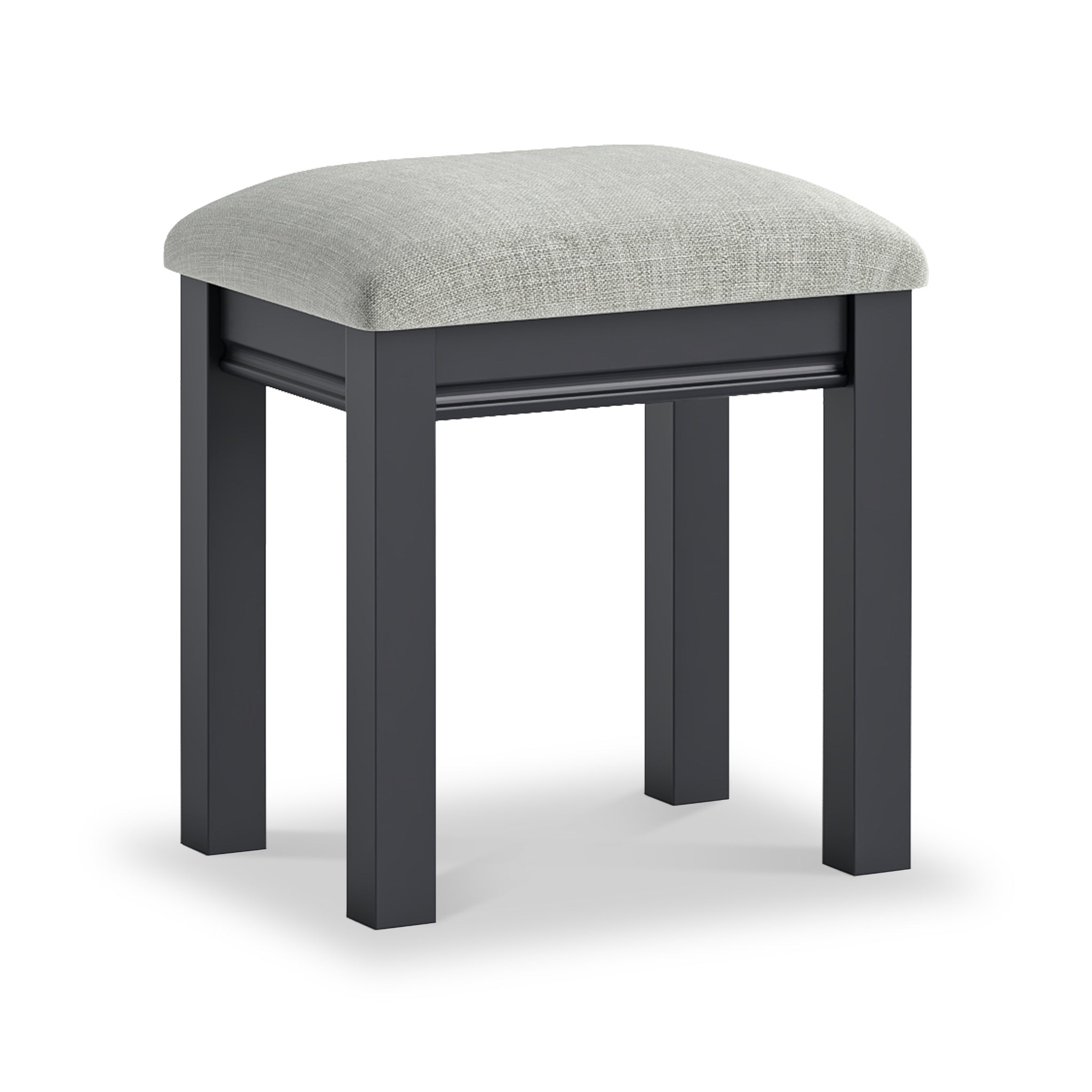 Porter Upholstered Dressing Table Stool White Grey Charcoal