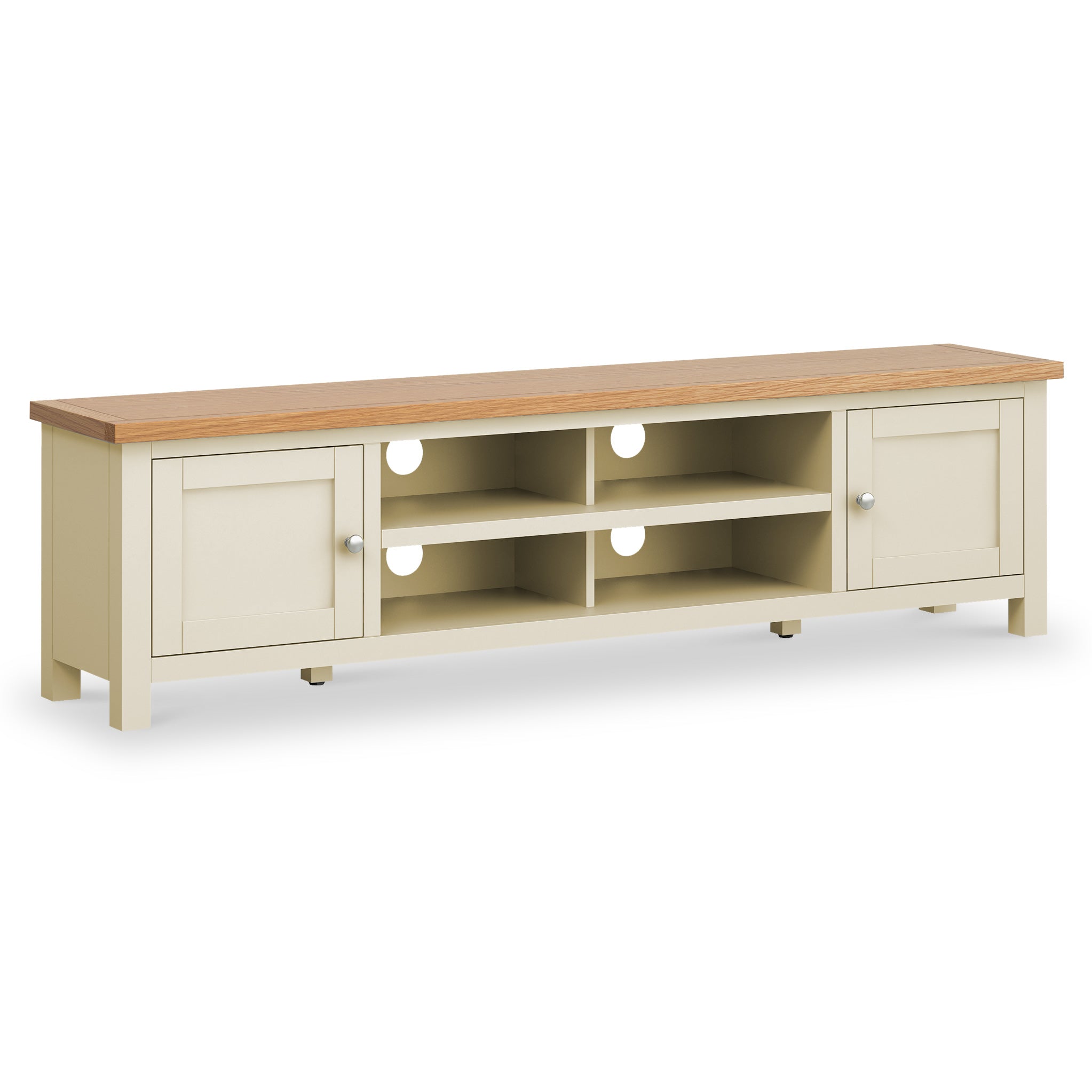 Farrow 180cm Extra Wide Tv Stand Grey Cream White More Roseland