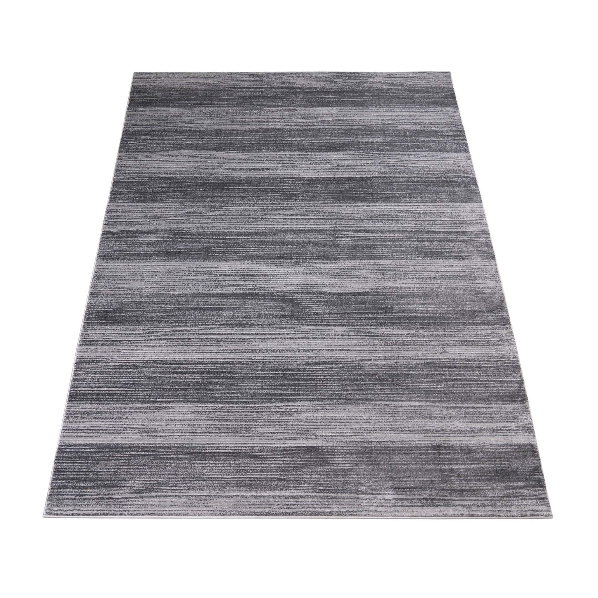 Grace Grey Contemporary Striped Rug For Living Room Or Hall Roseland