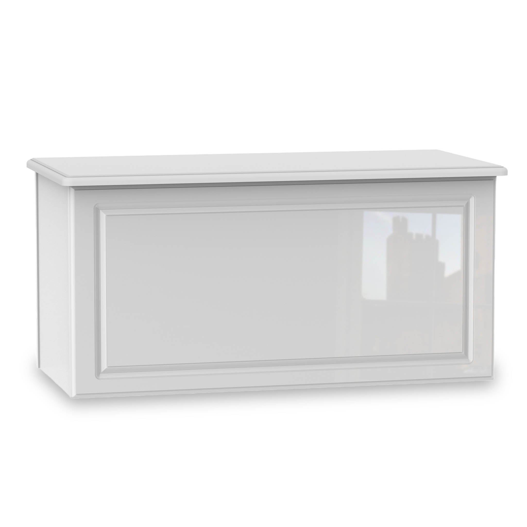 Kinsley White Gloss Blanket Box Roseland