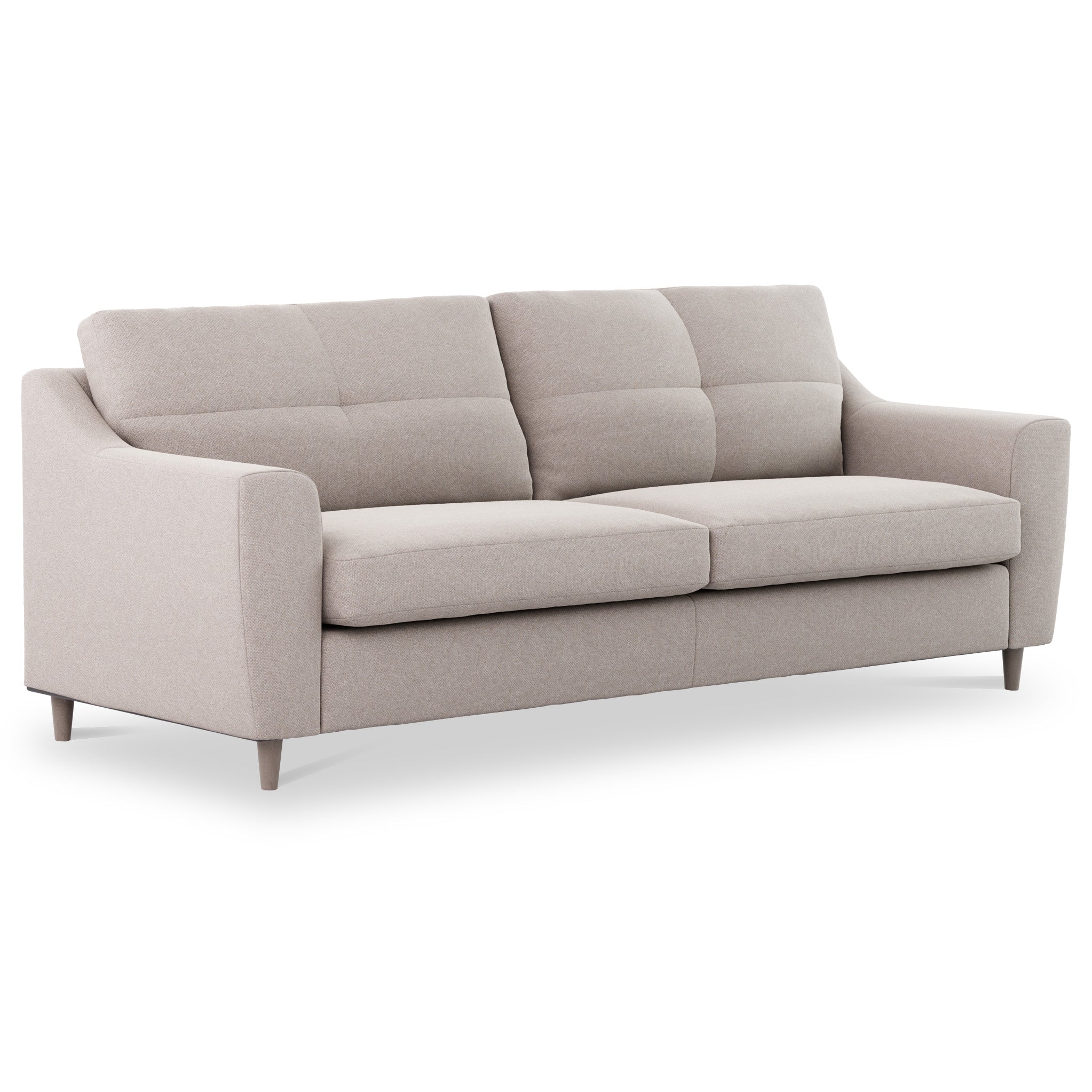 Justin 4 Seater Fabric Sofa Traditional Tufted Couch Roseland