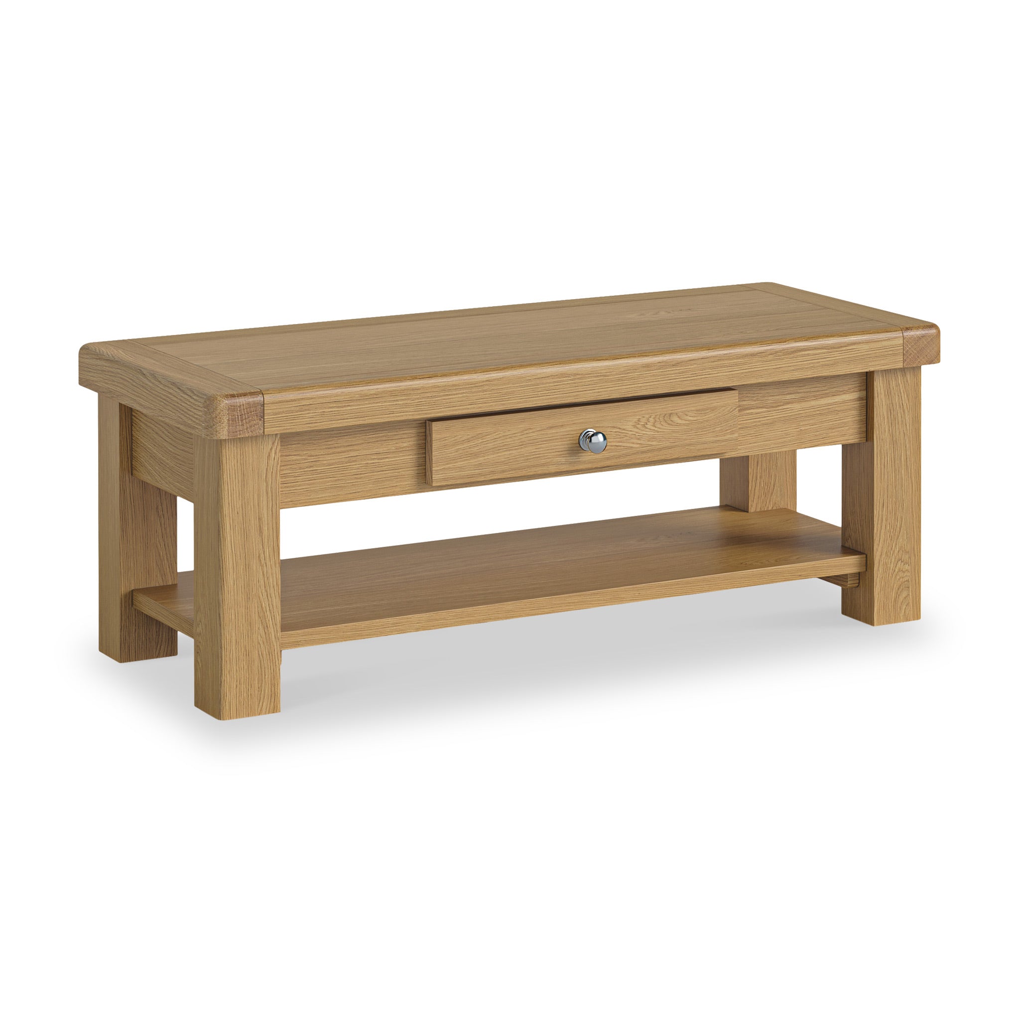 Portland Oak Storage Coffee Table For Country Living Room Roseland