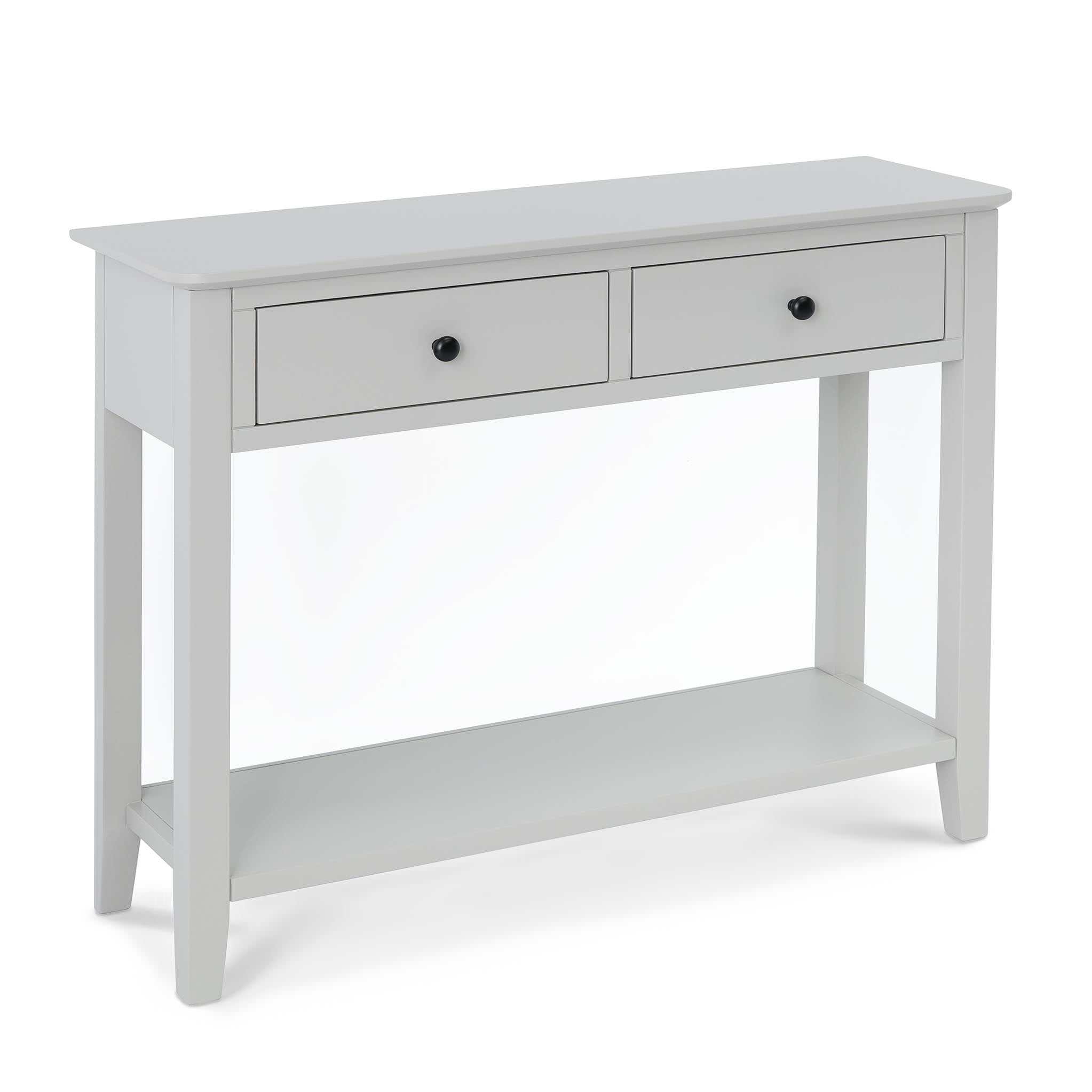 Elgin Light Grey Wooden Console Table Roseland