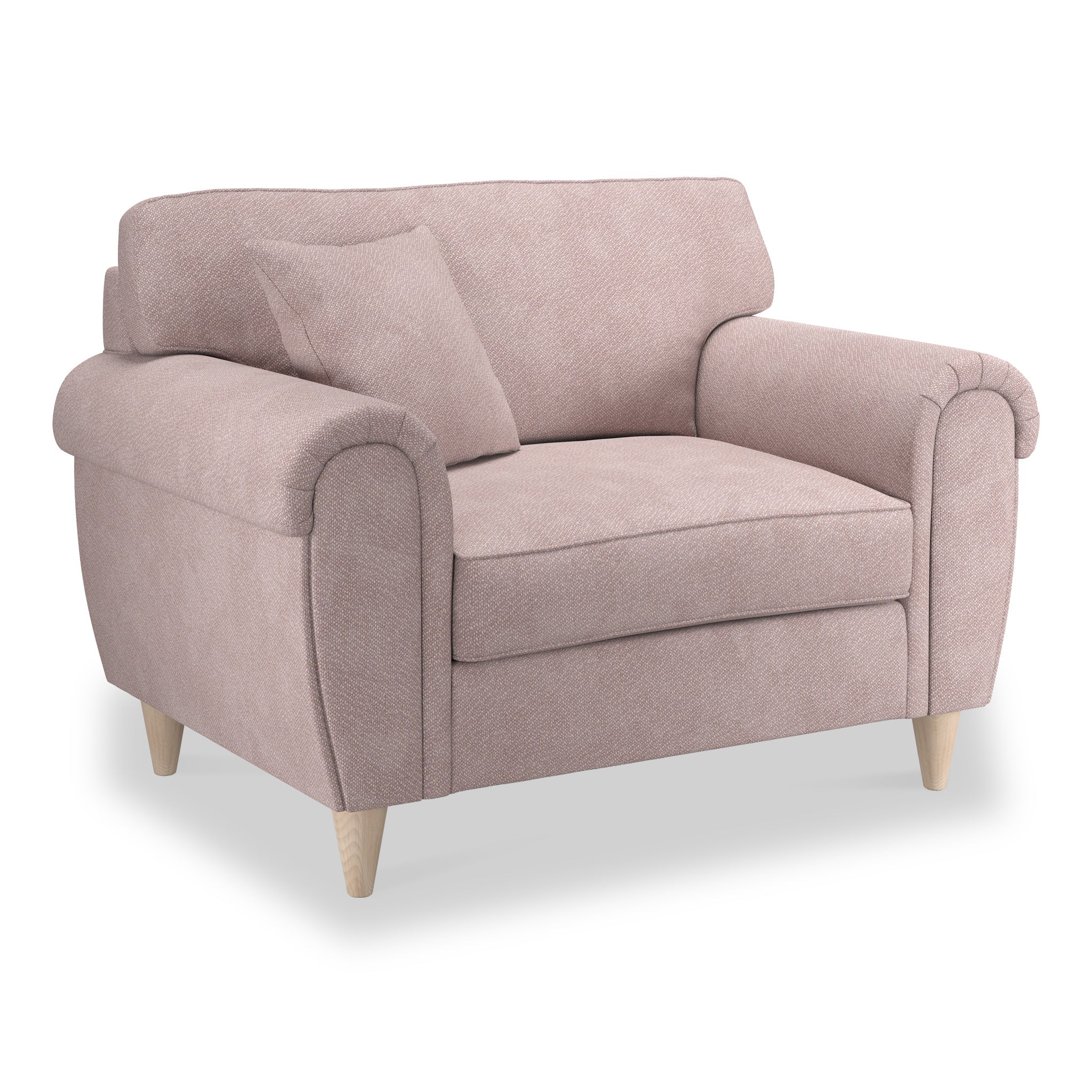 Harry Armchair Contemporary Comfortable Fabric Couch Roseland