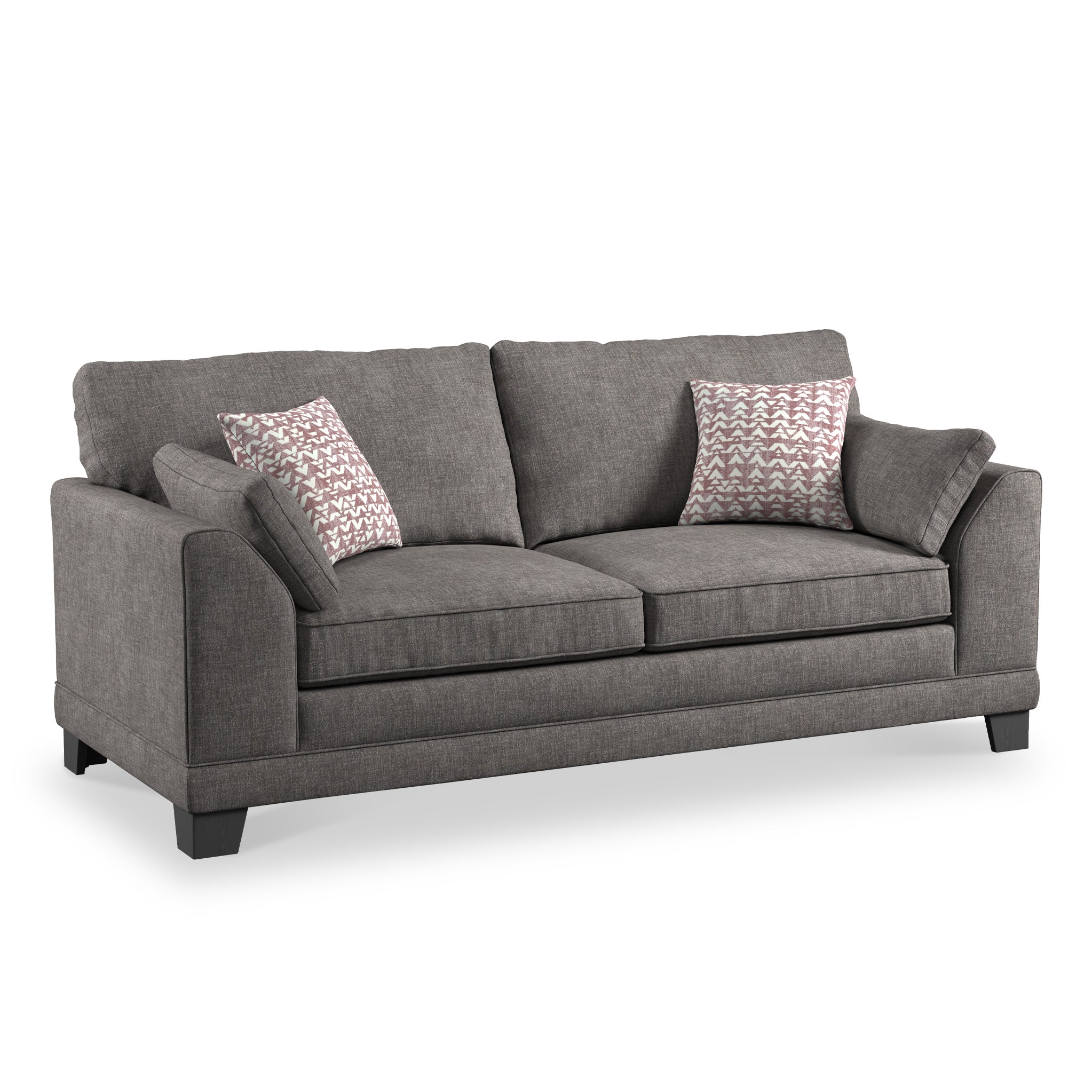 Jules 3 Seater Fabric Sofa Contemporary Couch Roseland