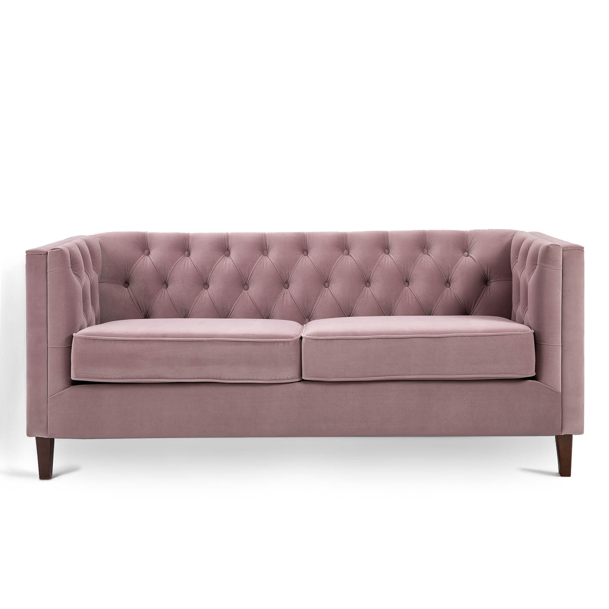 Eliza Velvet 3 Seater Chesterfield Sofa Roseland