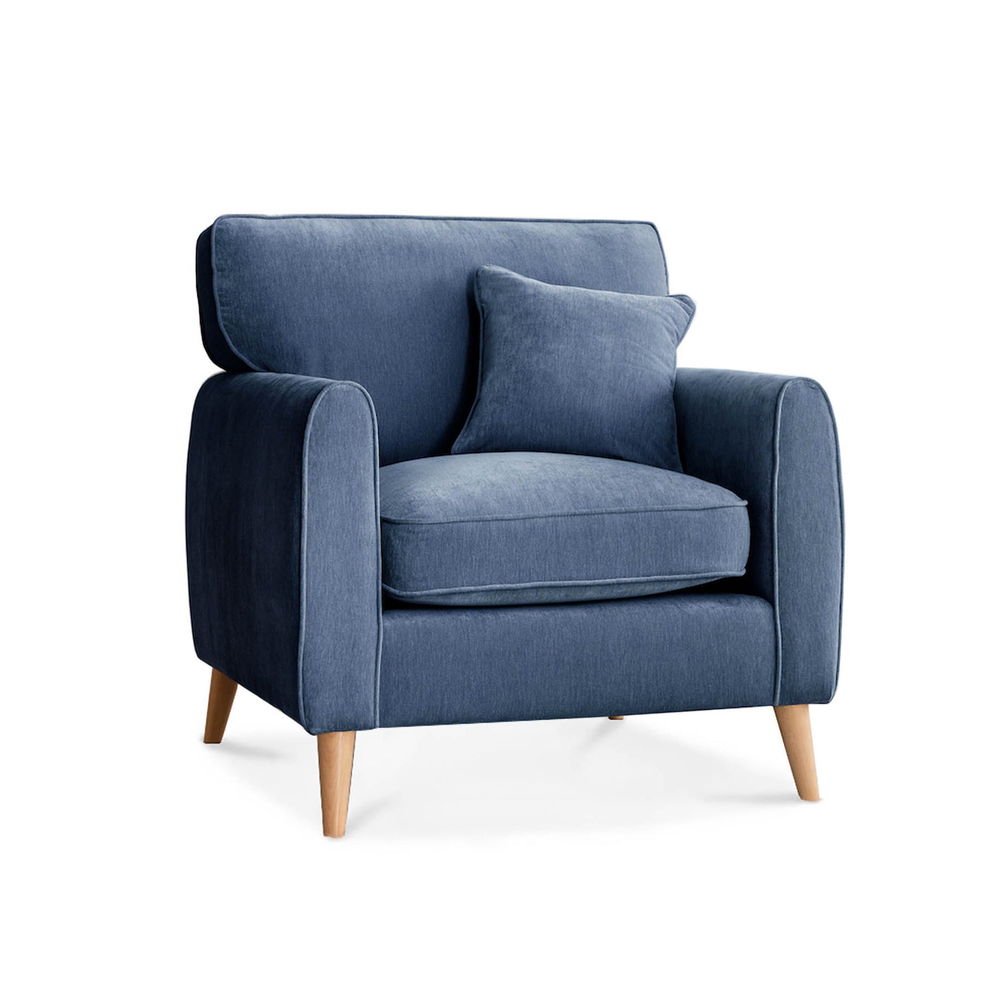 mink chenille armchair