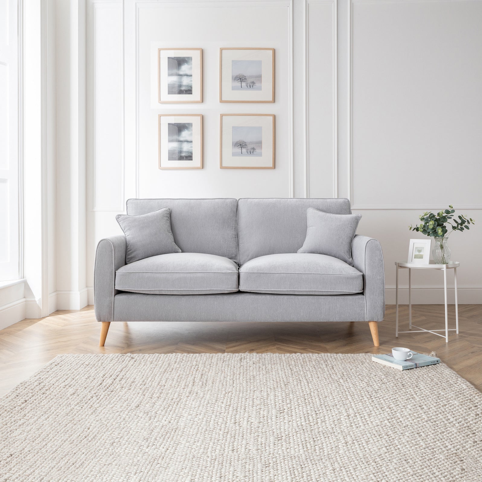 3 seater grey couch