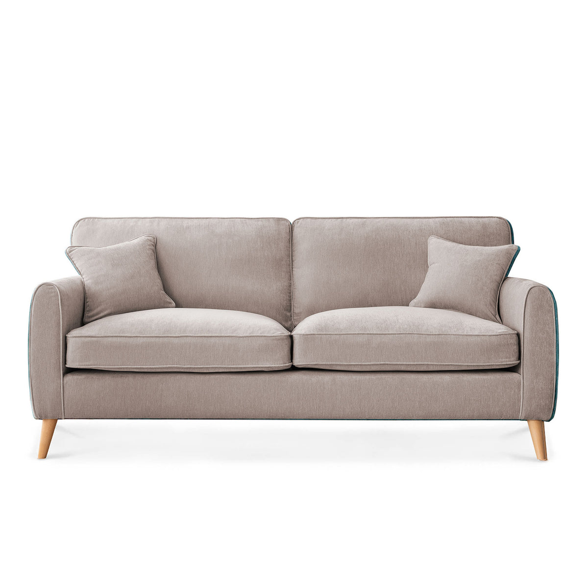 Comfy Ada Chenille 4 Seater Sofa | Modern Grey Green Gold Blue & Pink  Living Room Settee | Upholstered Fabric Large Lounge Couch Roseland  Furniture