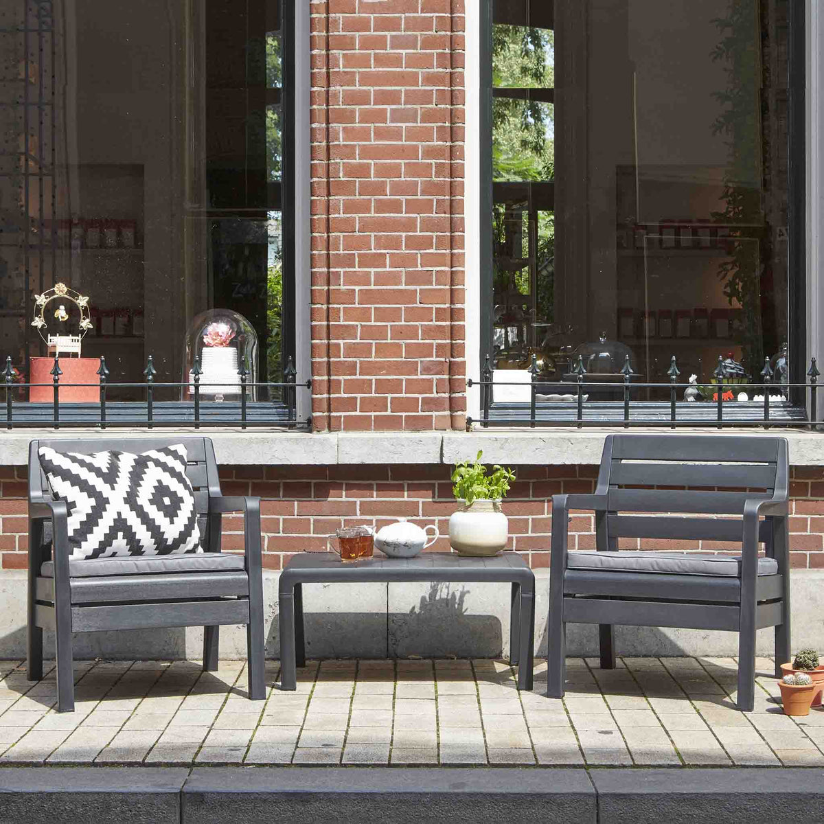 stil Zes Koken Allibert Balcony Set | Garden Chair & Table Set | Roseland Furniture
