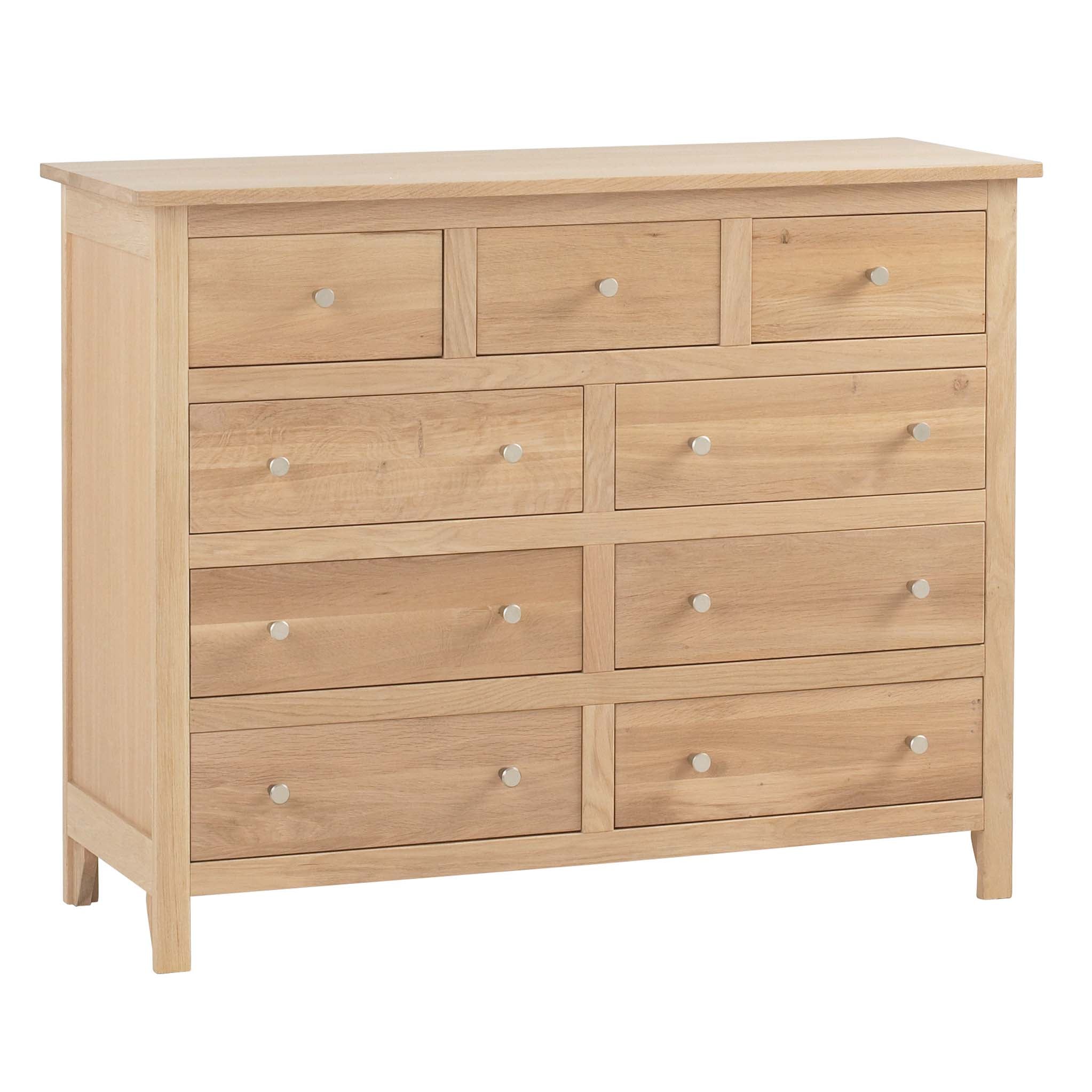 Falmouth Oak 3 Over 6 Chest Of Drawers Roseland