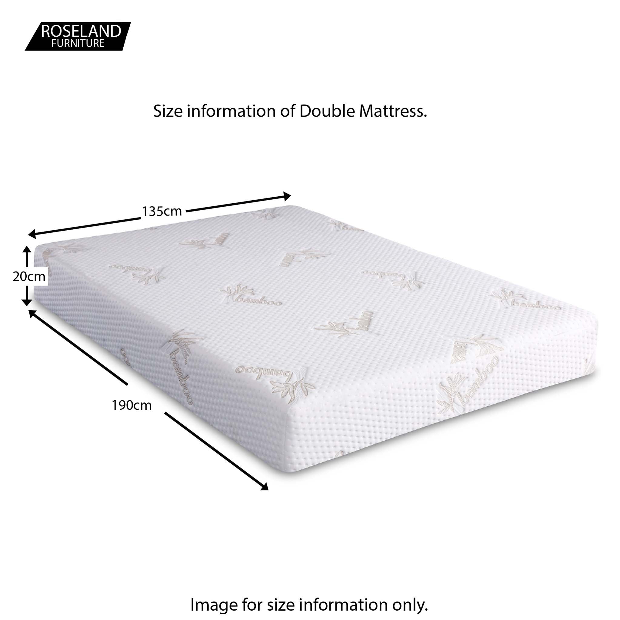 double mattress 20cm deep