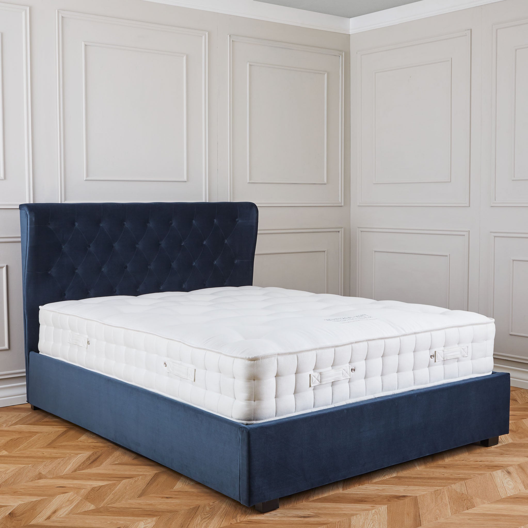 Richmond Velvet Ottoman Storage Bed Upholstered Beds Storage Beds