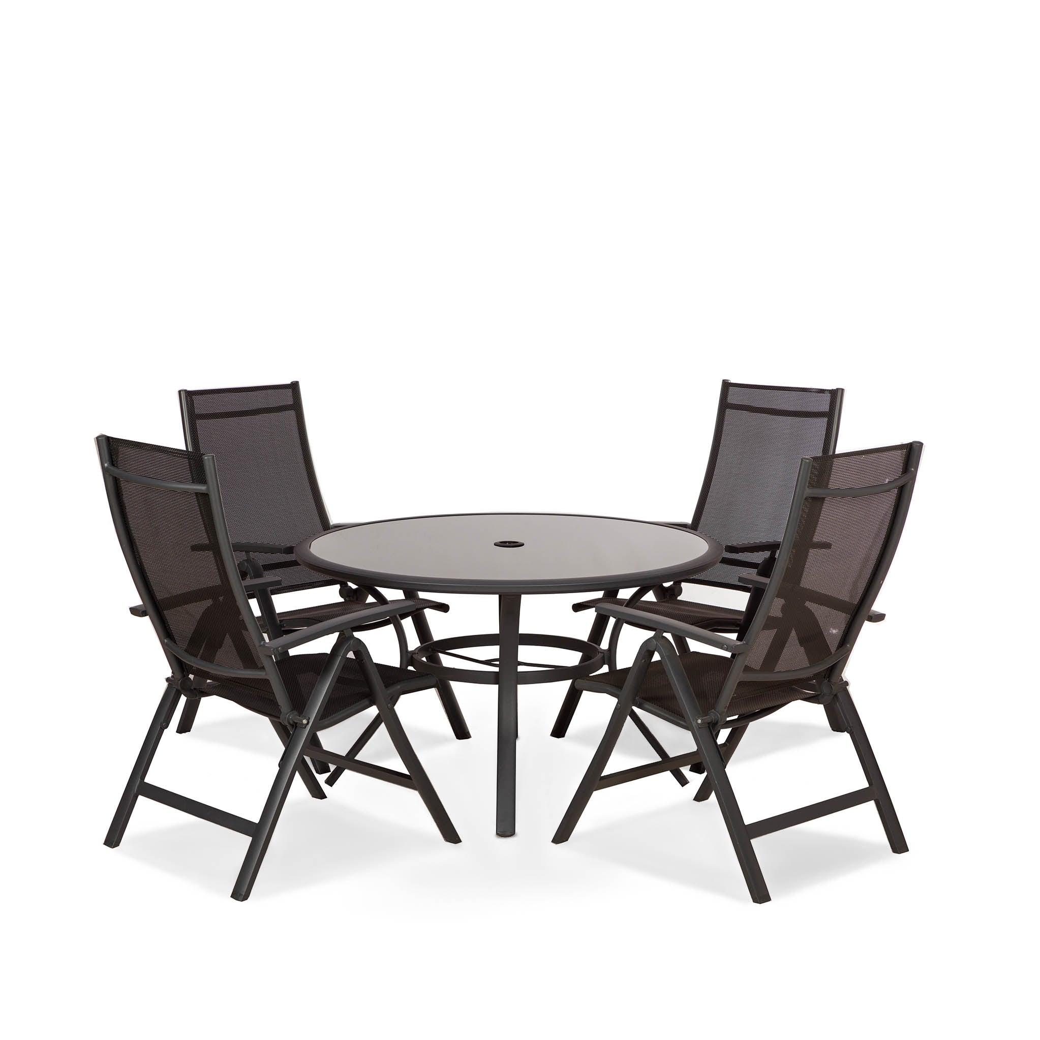 Sorrento Outdoor Living Multi Positional 4 Seat Dining Set Roseland