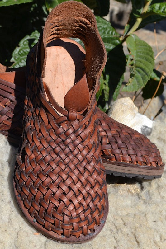 Handmade Traditional Leather Shoes – Primitive Tribal Craft