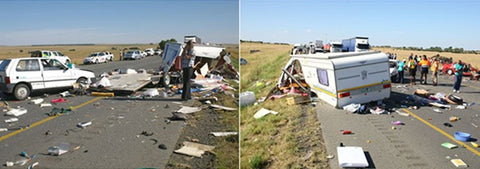 accident caravan trailer towing overloading