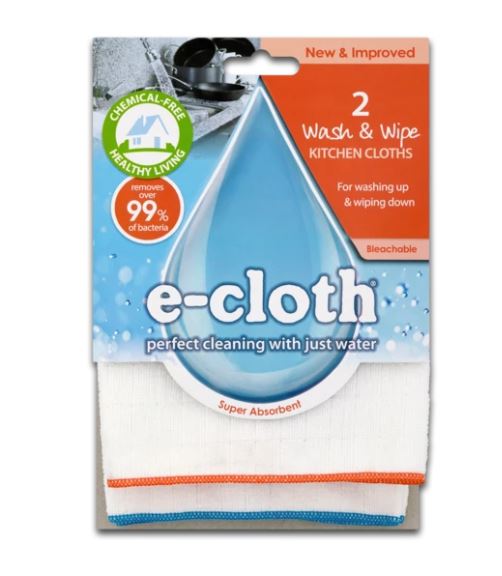 E-Cloth Wash & Wipe Kitchen Cloths | The Organised Store