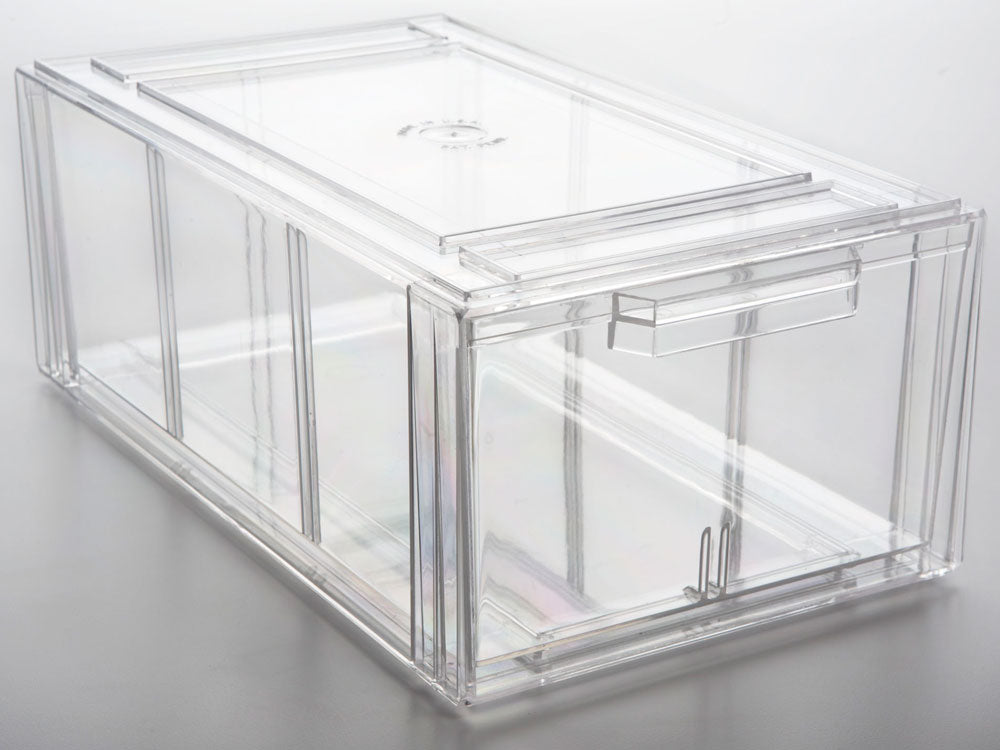 clear stackable small shoe drawer