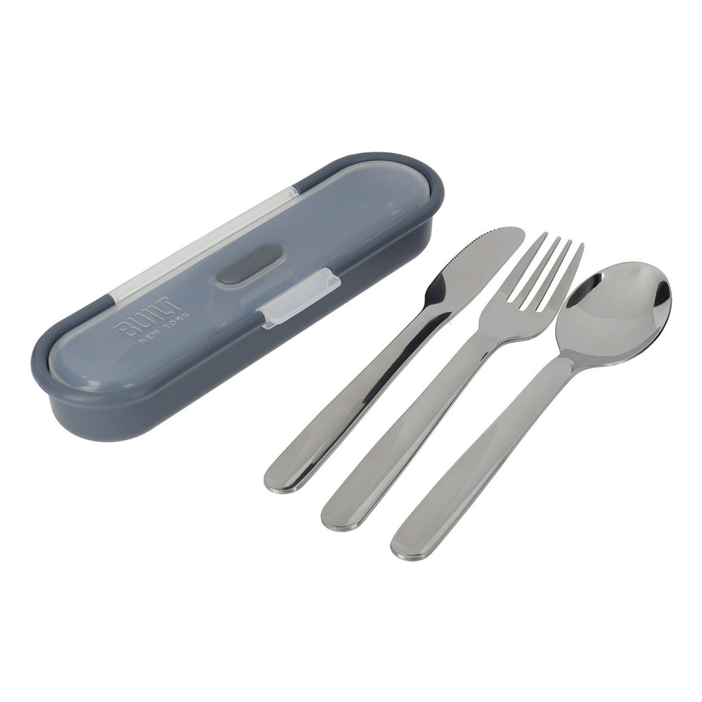 travel cutlery set in case