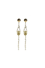 Artifacts World handmade boho rosary Hendrix earrings 