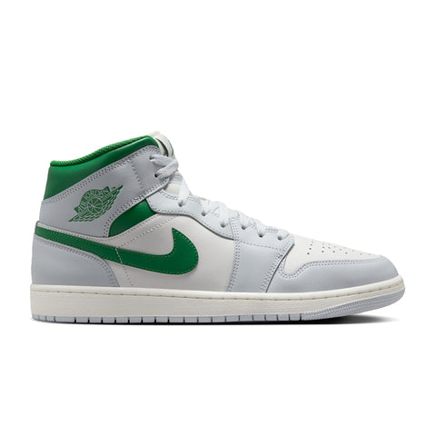 AIR JORDAN 1 MID SUMMIT WHITE/PINE GREEN