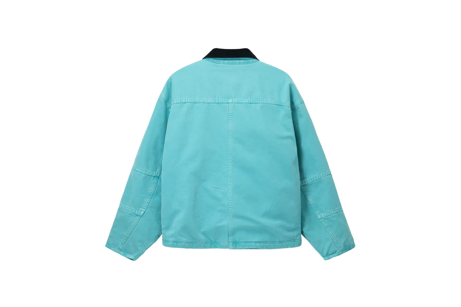 WASHED CANVAS SHOP JACKET TEAL – NRML