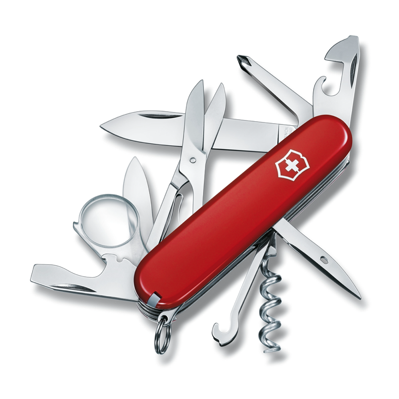 Se Victorinox Pocket Knife Explorer, Red - Multitool hos Survivalstore.dk