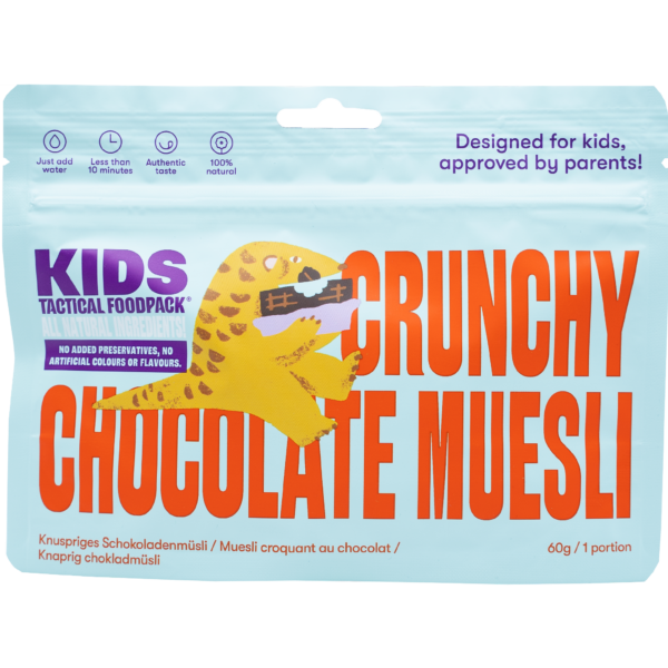 Se Sprød Chokolade Müsli Kids - Tactical Foodpack hos Survivalstore.dk