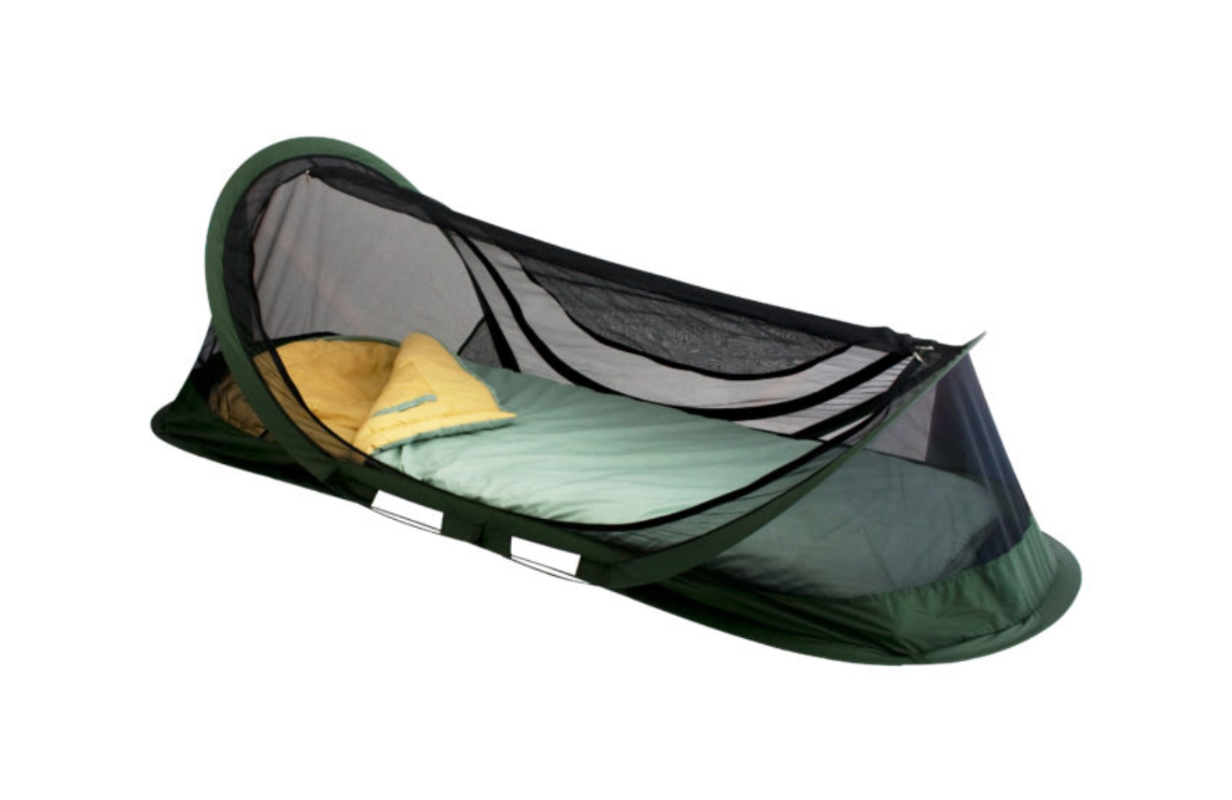 Se TravelSafe Mosquito Net Pop-Up fritstående myggenet telt - 1 person hos Survivalstore.dk