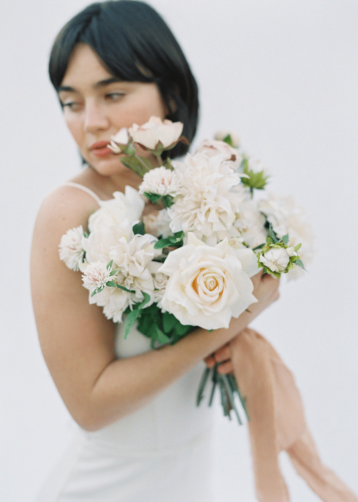 Artificial Wedding Bouquet with Siren Floral Co