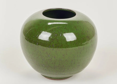 Rose Bowl Vase in Artificial Turf Glaze - 6" | Afloral