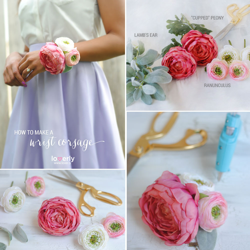 how to make a flower corsage