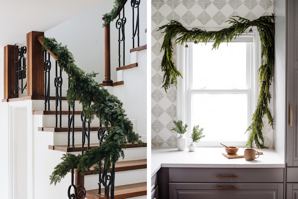 Decorating the Full House with Faux Garlands