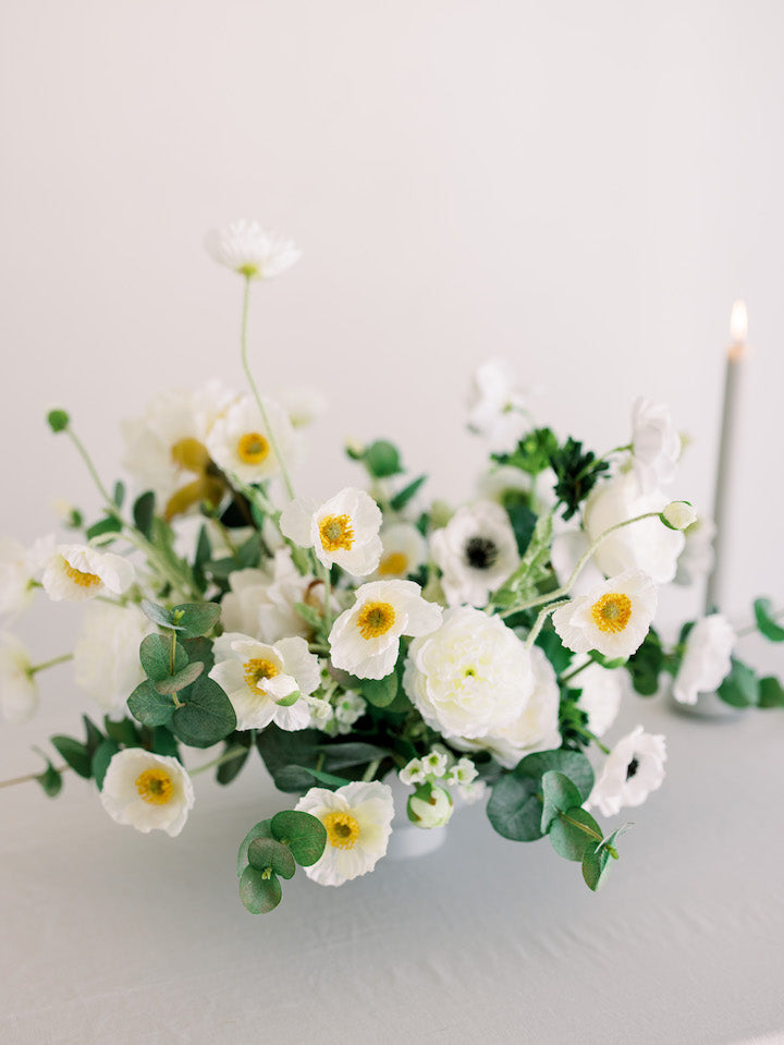 Afloral Finished Flower arrangement with compote bowl