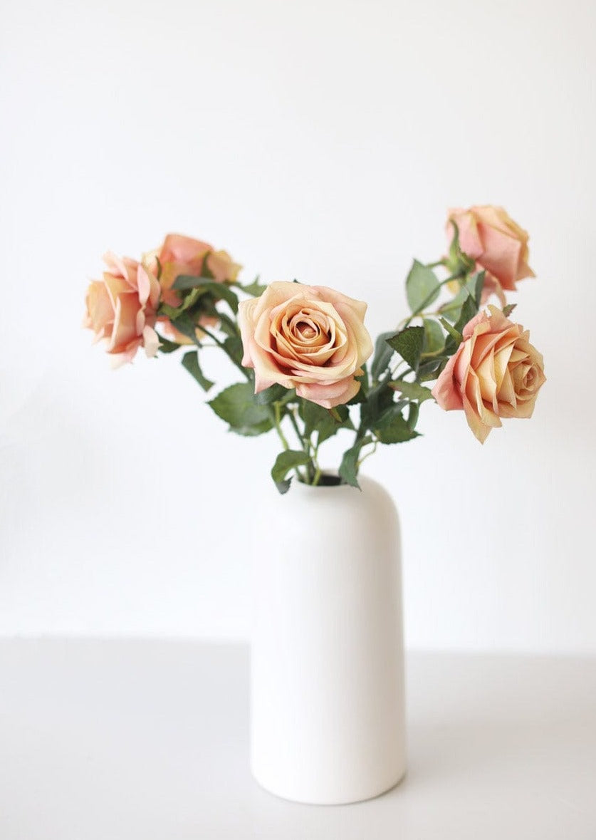 Shop Artificial Roses & Flowers | Pink Mauve Silk Rose Stem | Afloral –  Afloral.com
