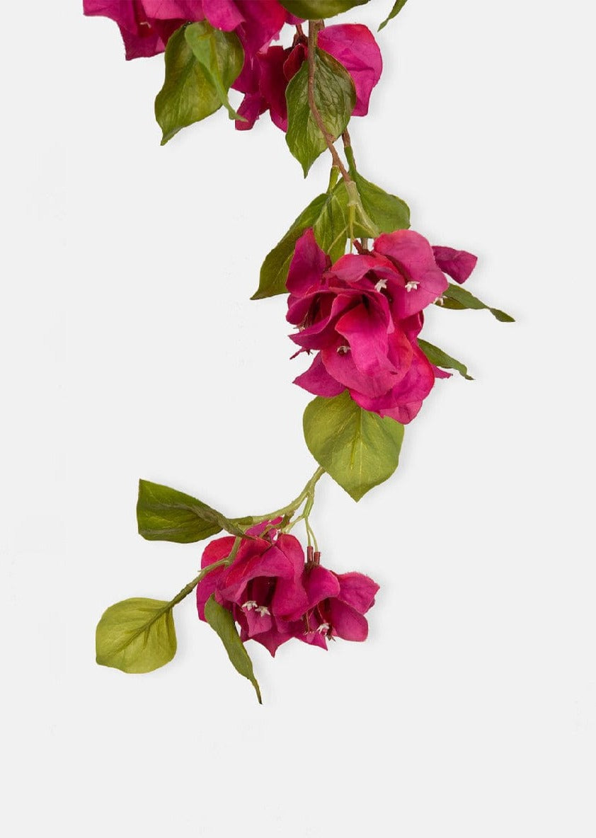 Fuchsia Bougainvillea Bush | Faux Tropical Flowers at 