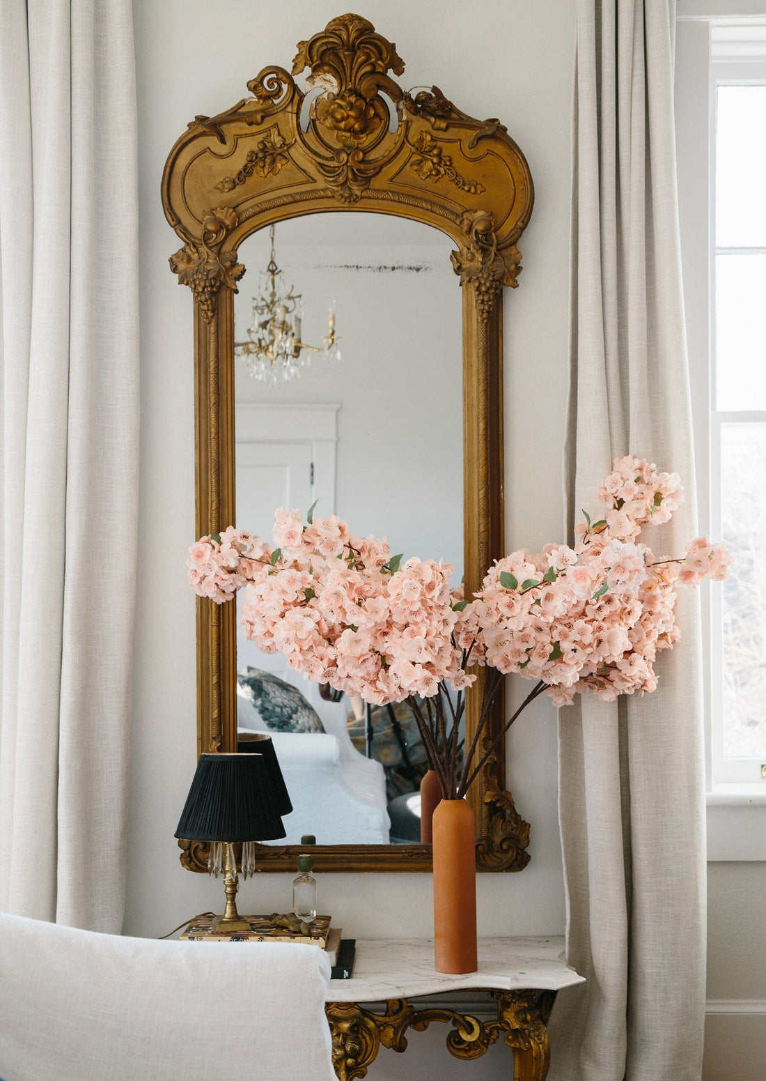 Large Glass French Jar Vase - 14.25 Tall